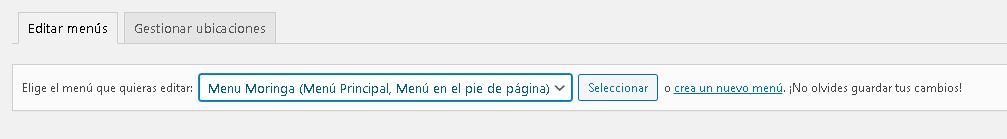  wordpress establecer pagina de inicio