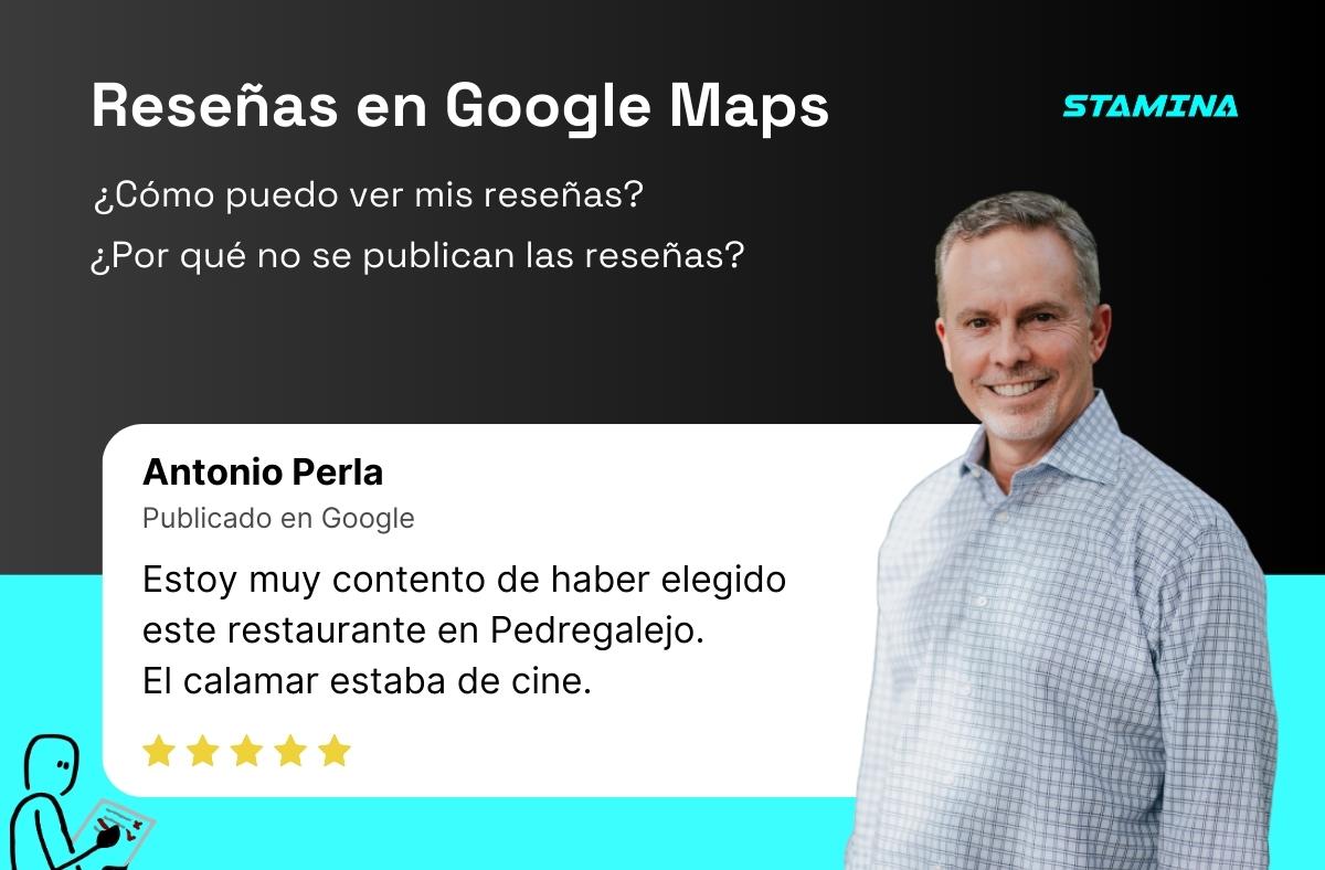 reseñas google maps no se ven
