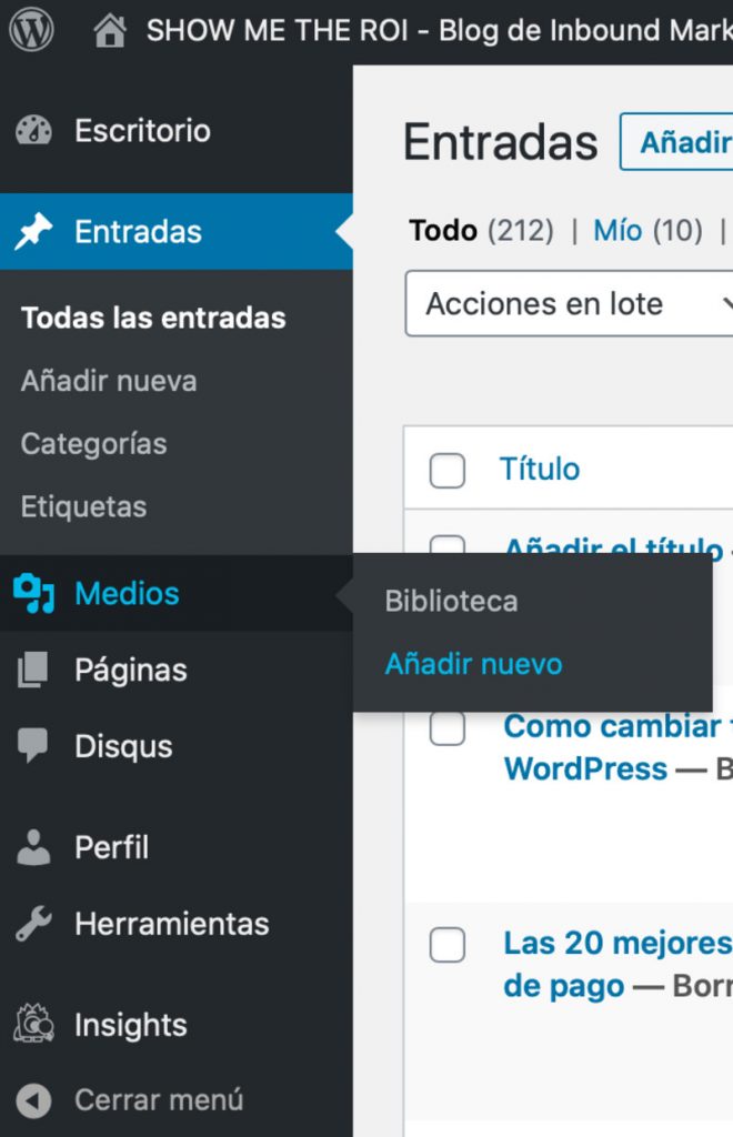 optimizar imagenes wordpress