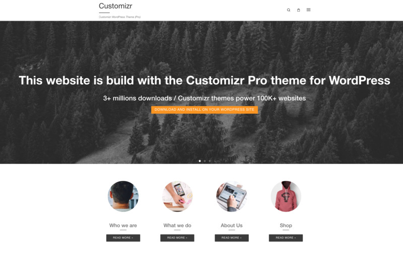 plantilla wordpress gratis customizr