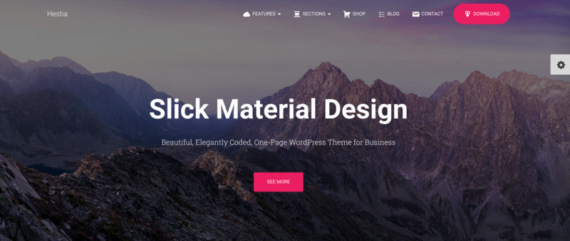 plantilla wordpress gratis Hestia