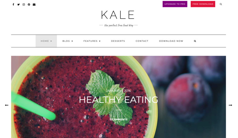 plantilla wordpress gratis kale