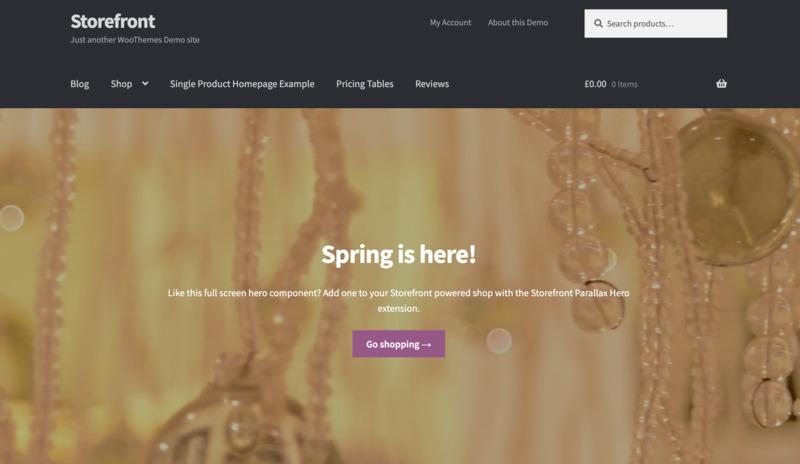 plantilla wordpress gratis storefront