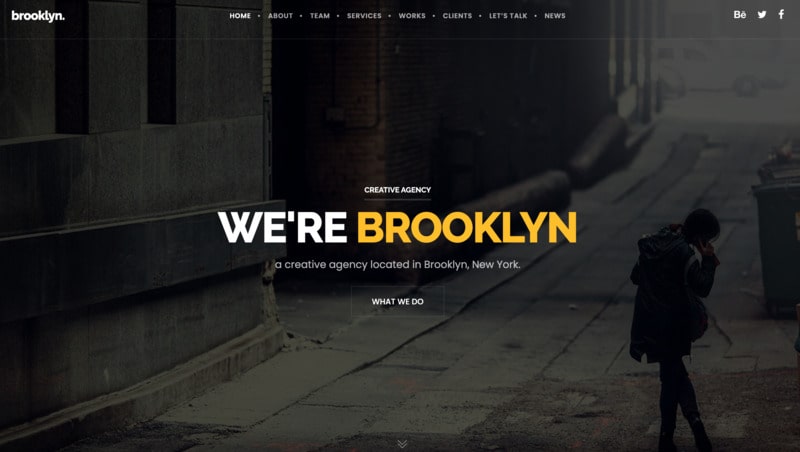 plantilla wordpress profesional Brooklyn
