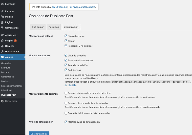 configuración duplicar paginas wordpress yoast