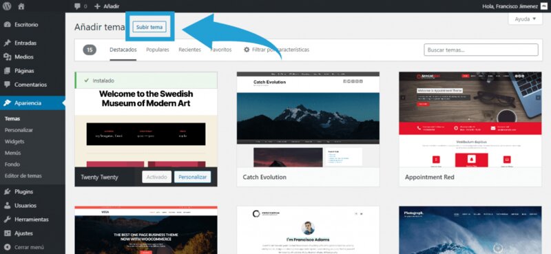 plantillas wordpress