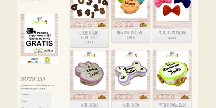 ejemplo segmentacion de mercado pasteleria perros snouts