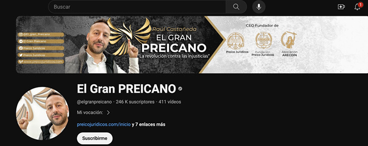 ejemplo redes sociales abogados raul castañeda