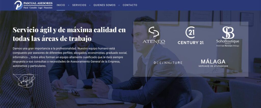 diseño web asesorias empresa