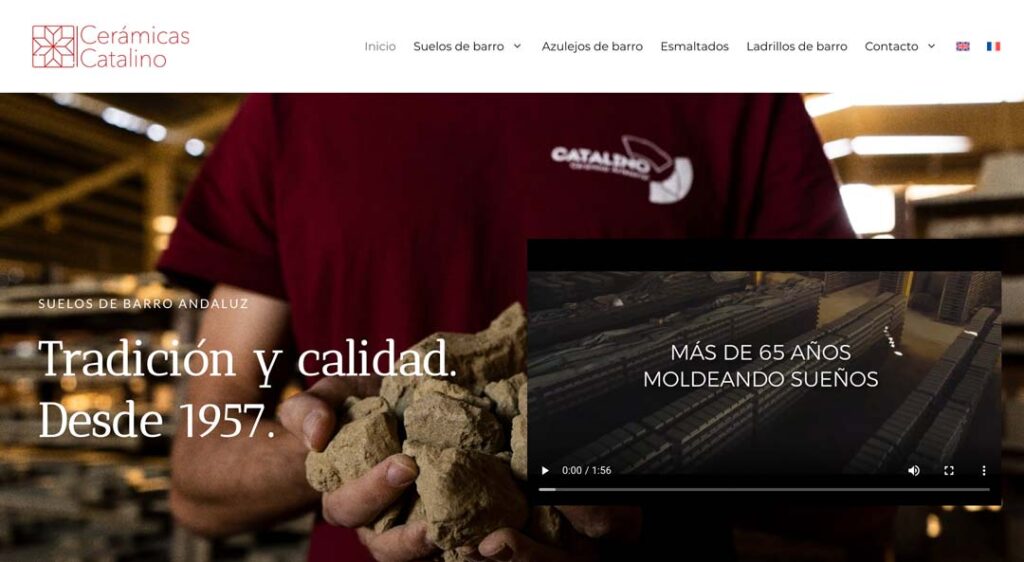 desarrollo web empresa ceramica barro
