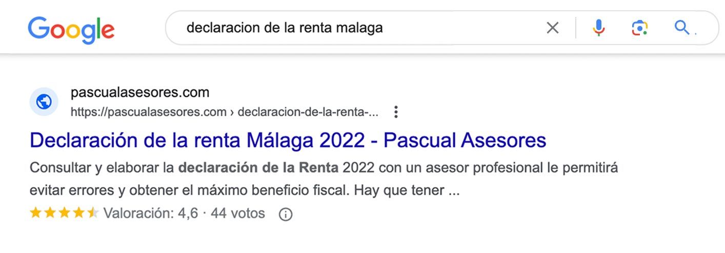seo declaracion renta asesoria