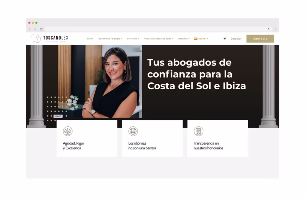 Diseño web malaga para abogados
