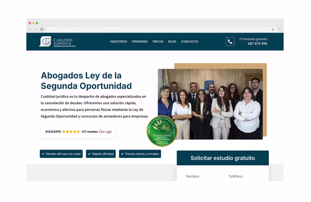 Diseño web en Málaga para abogados y bufetes