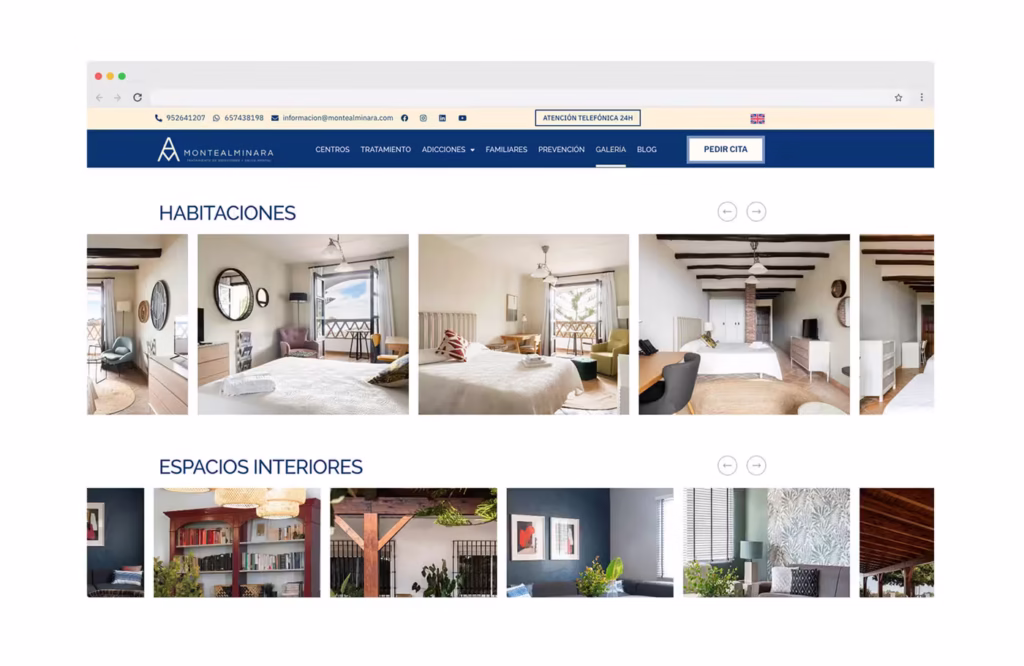 Diseño web Malaga para centros de adicciones