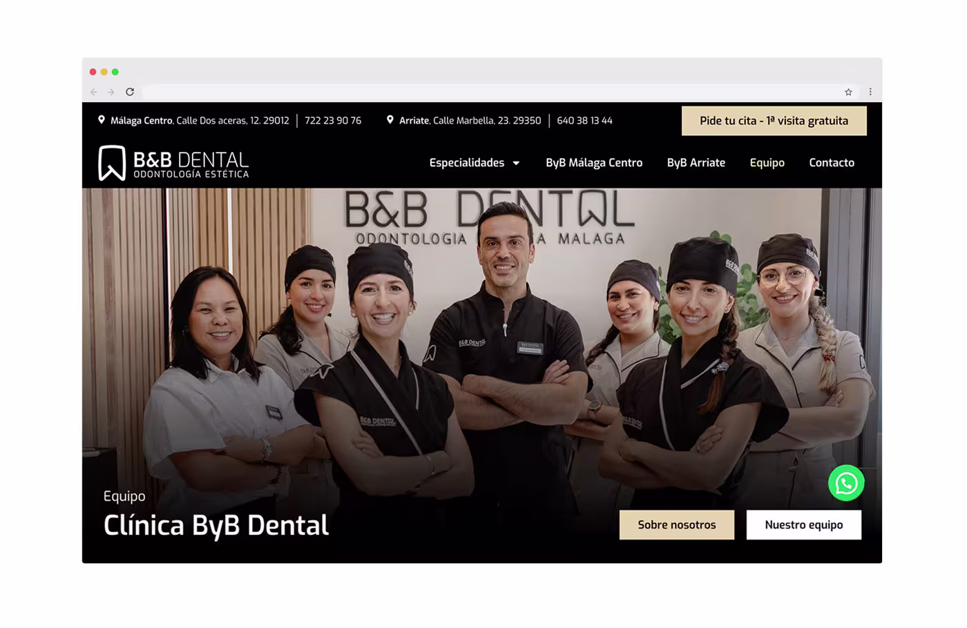 diseñadores paginas web ortodoncistas