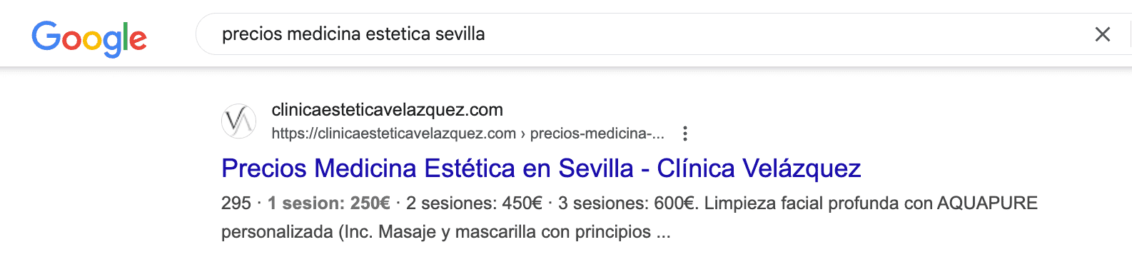 resultado seo med estetica